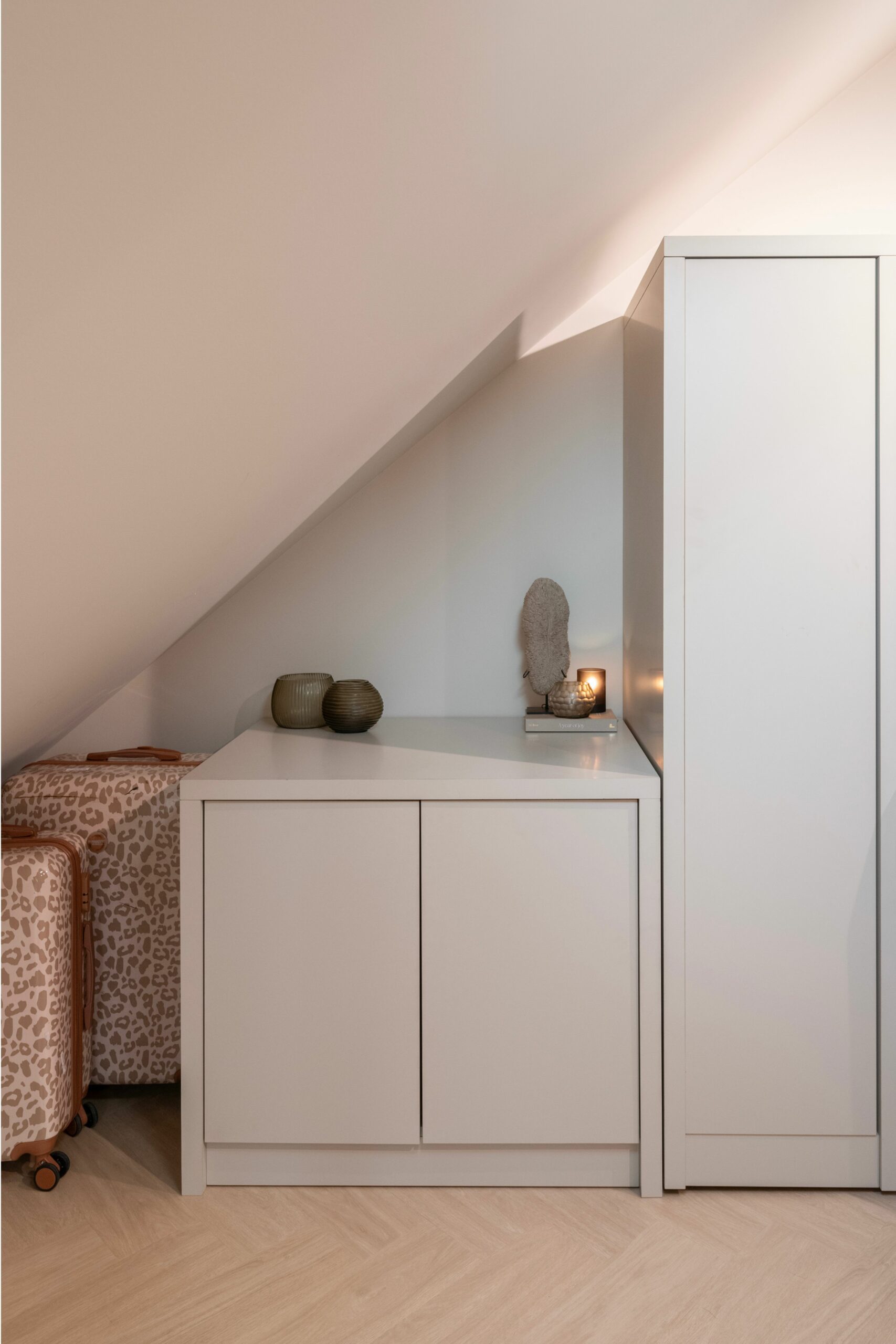 Maatwerk kast -mdf melamine sandstone